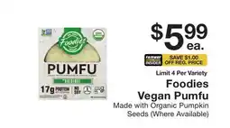 Fairway Store Market Foodies Vegan Pumfu Organic Pumpkin Seeds offer