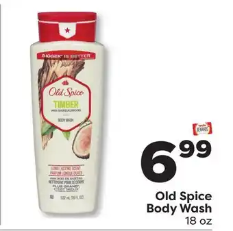 Weis Markets Old Spice Body Wash offer