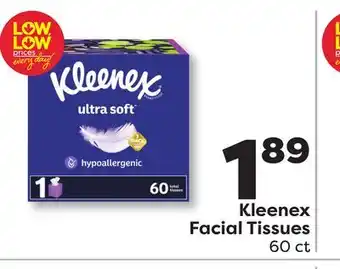 Weis Markets Kleenex Facial Tissues offer