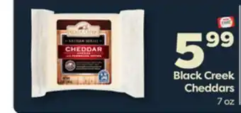 Weis Markets Black Creek Cheddars offer