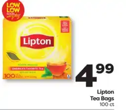 Weis Markets Lipton Tea Bags offer