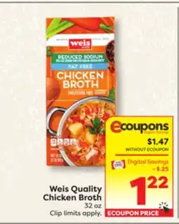 Weis Markets Weis Quality Chicken Broth offer