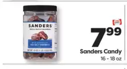 Weis Markets Sanders Candy offer