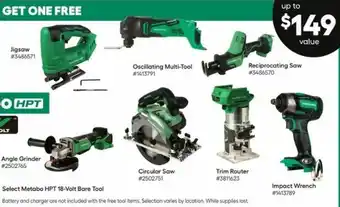 Lowe's Jigsaw, Oscillating Multi-Tool, Reciprocating Saw, Angle Grinder, Circulaw Saw Trim Router , Impact Wrench offer