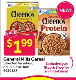 Stop&Shop General Mills Cereal offer