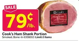 Stop&Shop Cook's Ham Shank Portion offer