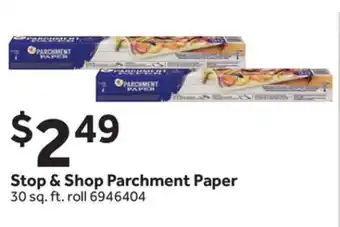 Stop&Shop Stop & Shop Parchment Paper offer