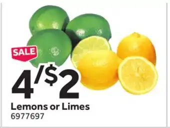 Stop&Shop Lemons or Limes offer