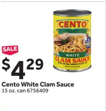 Stop&Shop Cento White Clam Sauce offer