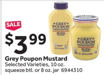 Stop&Shop Grey Poupon Mustard offer