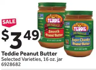 Stop&Shop Teddie Peanut Butter offer