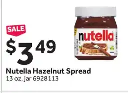 Stop&Shop Nutella Hazelnut Spread offer