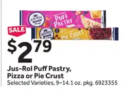 Stop&Shop Jus-Rol Puff Pastry, Pizza or Pie Crust offer