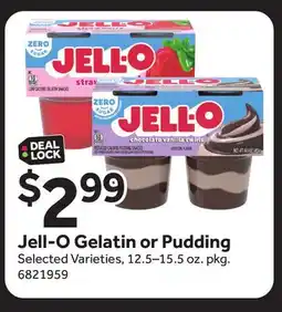 Stop&Shop Jell-O Gelatin or Pudding offer