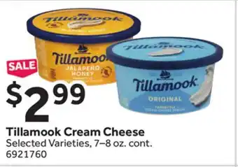 Stop&Shop Tillamook Cream Cheese offer