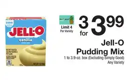 The Fresh Grocer Pudding Mix offer