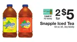 The Fresh Grocer Iced Tea offer