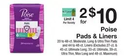 The Fresh Grocer Pads & Liners offer