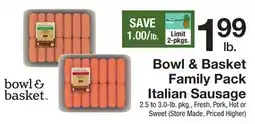 The Fresh Grocer Family Pack Italian Sausage offer