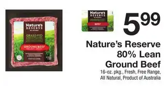 The Fresh Grocer 80% Lean Ground Beef offer