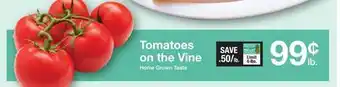 The Fresh Grocer Tomatoes on the Vine offer