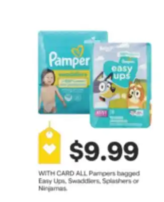 CVS ALL Pampers bagged Easy Ups, Swaddlers, Splashers or Ninjamas offer