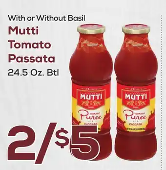 DeCicco & Sons Mutti Tomato Passata offer