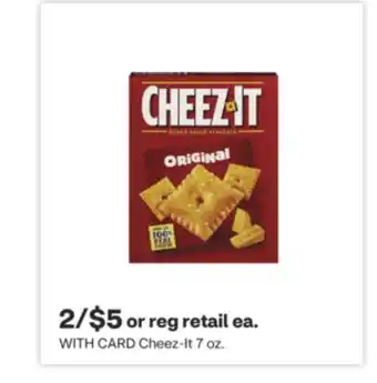 CVS Cheez-It 7 oz offer