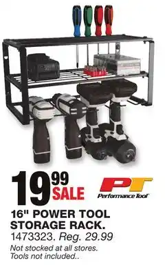 Blain's Farm & Fleet 16 POWER TOOL STORAGE RACK offer