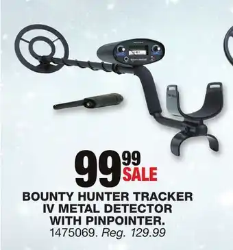 Blain's Farm & Fleet BOUNTY HUNTER TRACKER IV METAL DETECTOR WITH PINPOINTER offer