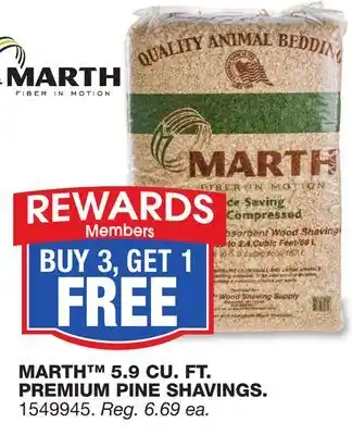 Blain's Farm & Fleet MARTH 5.9 CU. FT. PREMIUM PINE SHAVINGS offer