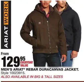 Blain's Farm & Fleet MEN'S ARIAT REBAR DURACANVAS JACKET offer