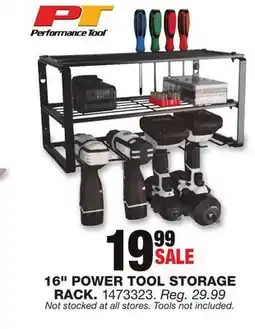 Blain's Farm & Fleet PERFORMANCE TOOLS 16 POWER TOOL STORAGE RACK offer