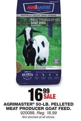 Blain's Farm & Fleet AGRIMASTER 50-LB. PELLETED MEAT PRODUCER GOAT FEED offer