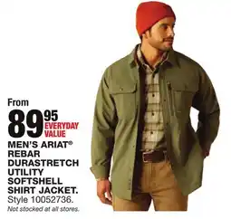 Blain's Farm & Fleet MEN'S ARIAT REBAR DURASTRETCH UTILITY SOFTSHELL SHIRT JACKET offer