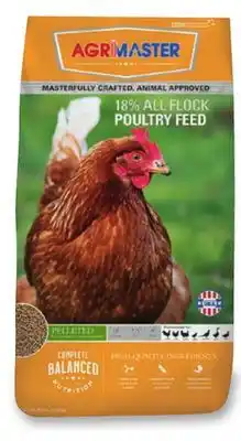 Blain's Farm & Fleet AGRIMASTER 50-LB. ALL FLOCK POULTRY FEED offer