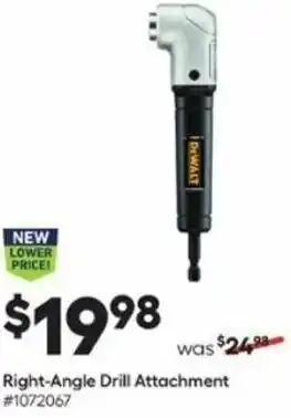 Lowe's Right-Angle Drill Attachment offer