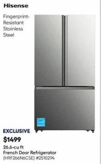 Lowe's 26.6-Cu Ft French Door Refrigerator offer