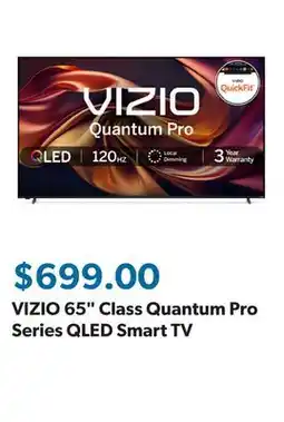 Sam's Club VIZIO 65 Class Quantum Pro Series QLED Smart TV offer