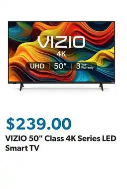 Sam's Club VIZIO 50 Class 4K Series LED Smart TV offer