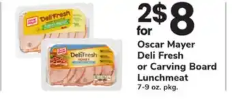 ACME Oscar Mayer Deli Fresh or Carving Board Lunchmeat offer