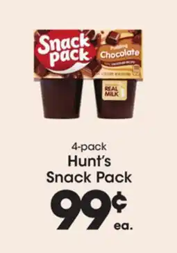 Price Rite Hunt's Snack Pack offer