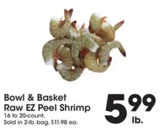 Price Rite Bowl & Basket Raw EZ Peel Shrimp offer