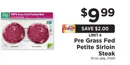 ShopRite Grass Fed Petite Sirloin Steak offer