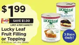 ShopRite Fruit Filling or Topping offer