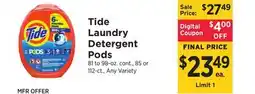 ShopRite Laundry Detergent Pods offer