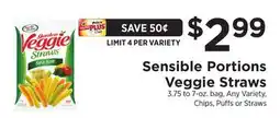 ShopRite Veggie Straws offer