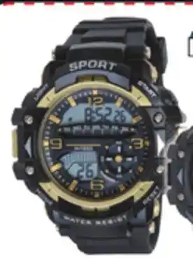 Big 5 Accutime Gold Accented Sport Digital Watch offer