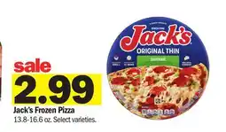 Meijer Jack's Frozen Pizza offer