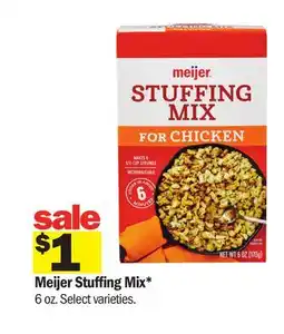 Meijer Meijer Stuffing Mix offer